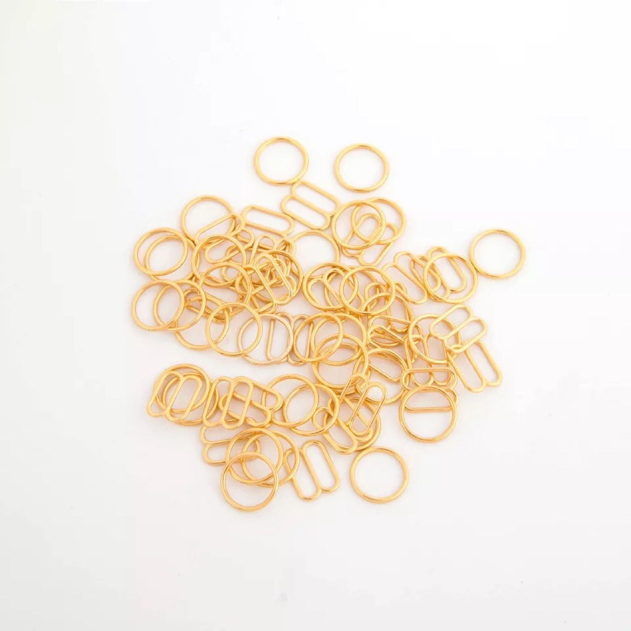 Wholesale Metal 8-Word Buckle 0-Word Buckle 9-Word Buckle Inner Diameter Adjustable Button Bra Hook Circle Buckle Underwear Accessories