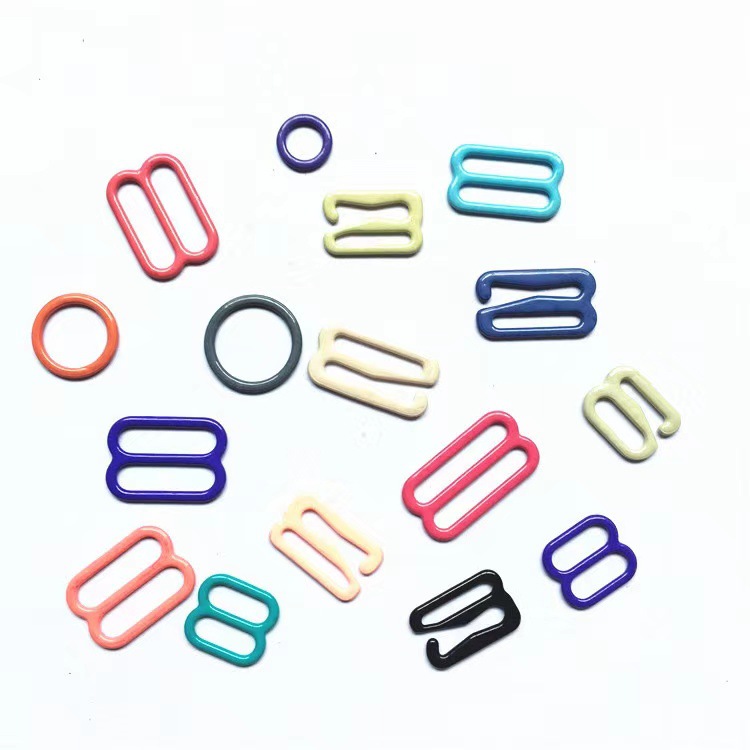 Spot Metal Nylon Rubber-Coated 089 Buckle Bra Accessories 8-Word Buckle Swimsuit Bra Strap Adjustable Buckle