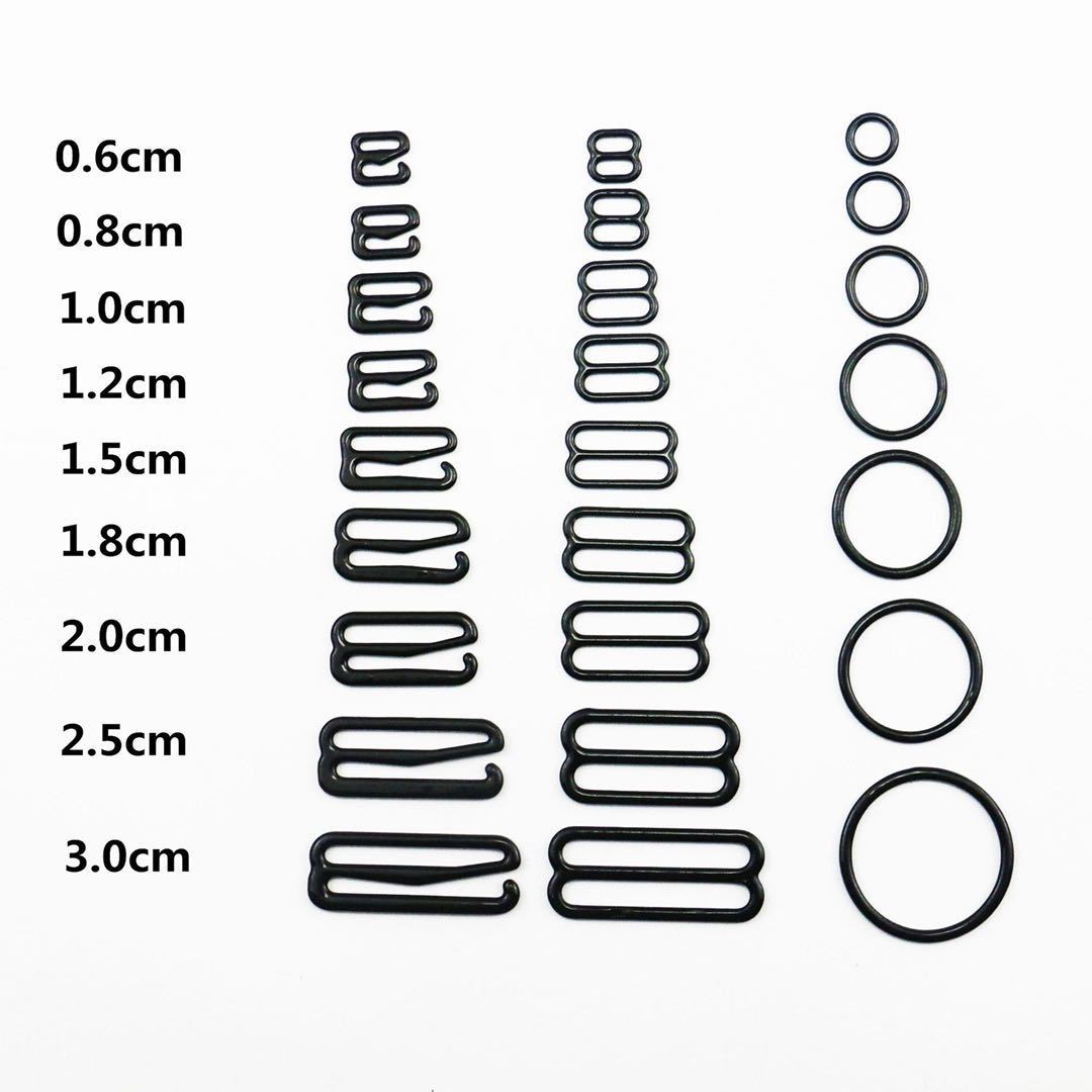 Spot Metal Nylon Rubber-Coated 089 Buckle Bra Accessories 8-Word Buckle Swimsuit Bra Strap Adjustable Buckle