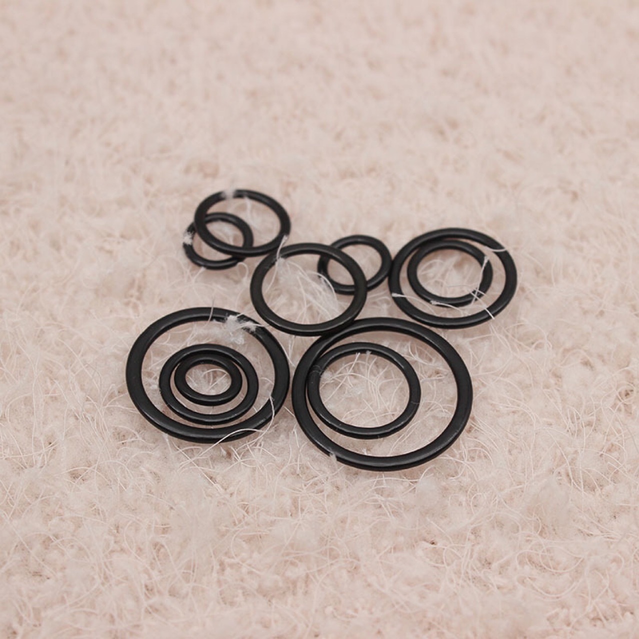 Spot Metal Nylon Rubber-Coated 089 Buckle Bra Accessories 8-Word Buckle Swimsuit Bra Strap Adjustable Buckle