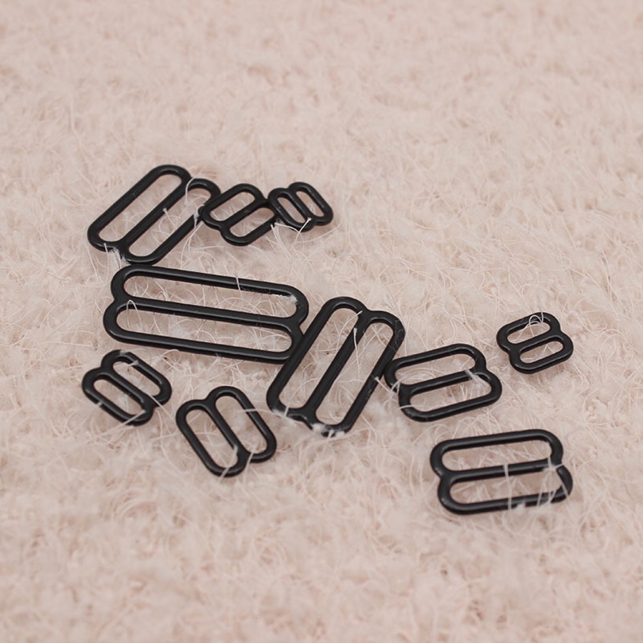 Spot Metal Nylon Rubber-Coated 089 Buckle Bra Accessories 8-Word Buckle Swimsuit Bra Strap Adjustable Buckle