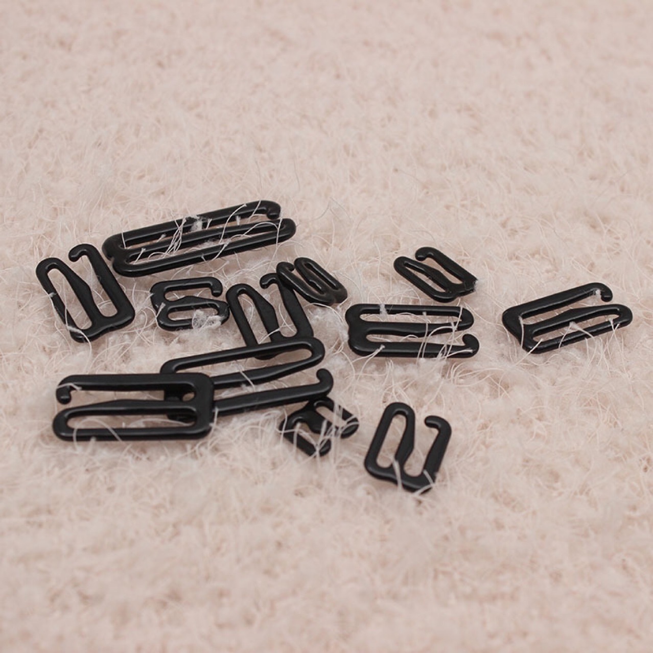 Spot Metal Nylon Rubber-Coated 089 Buckle Bra Accessories 8-Word Buckle Swimsuit Bra Strap Adjustable Buckle
