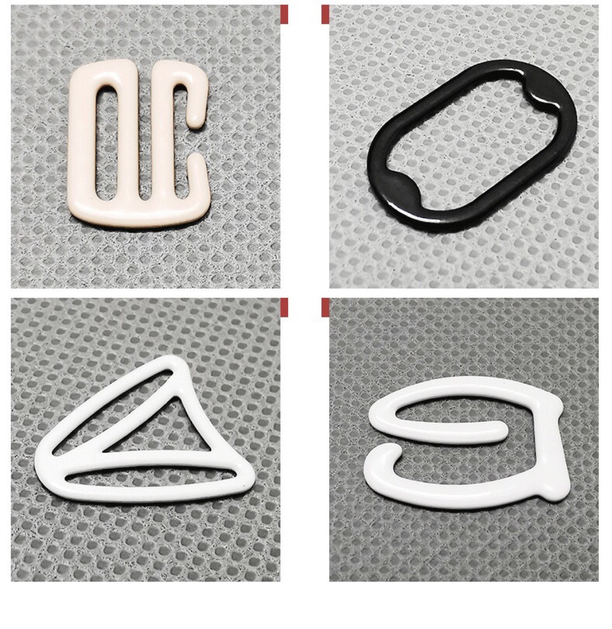 Spot Metal Nylon Rubber-Coated 089 Buckle Bra Accessories 8-Word Buckle Swimsuit Bra Strap Adjustable Buckle