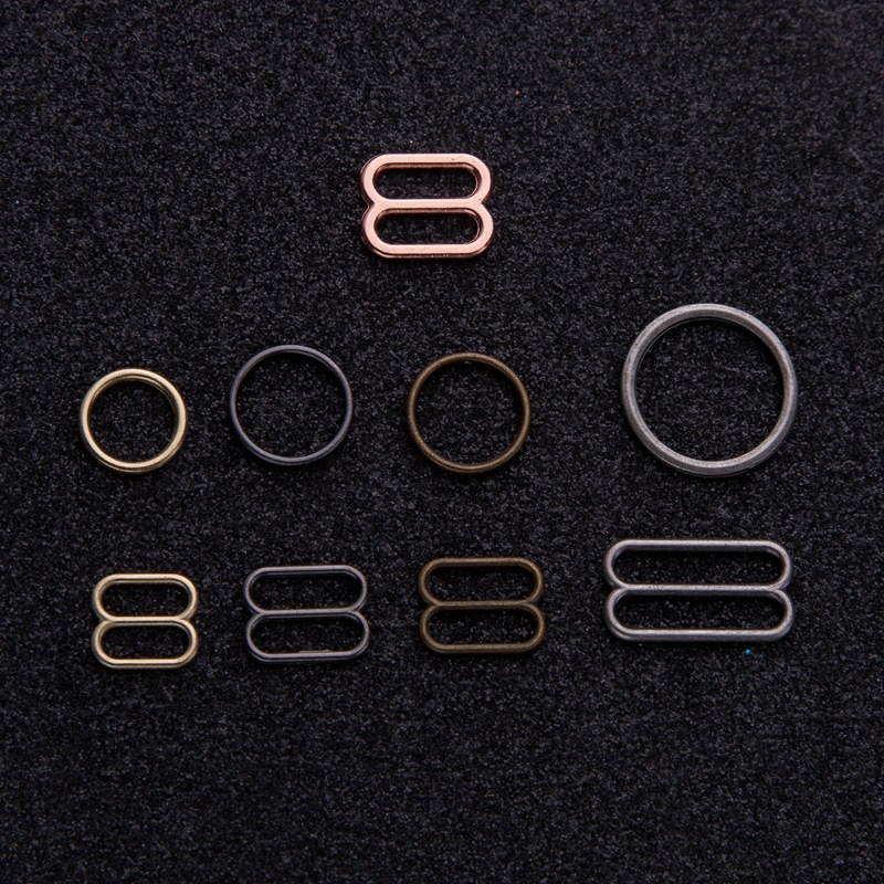 Environmental Protection Metal Underwear Adjustable Buckle Bra Shoulder Strap Button Underwear 089 Word Buckle Alloy Accessories Factory Direct Sales
