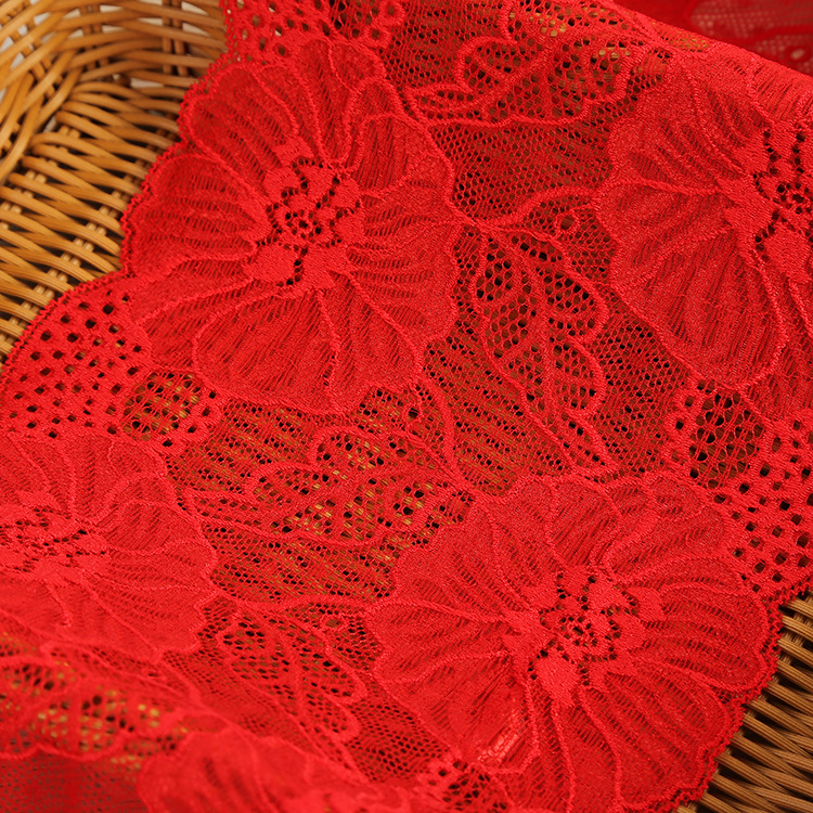 New super wide red polyamide lace DIY bra inside the dress flap clothing accessories wholesale