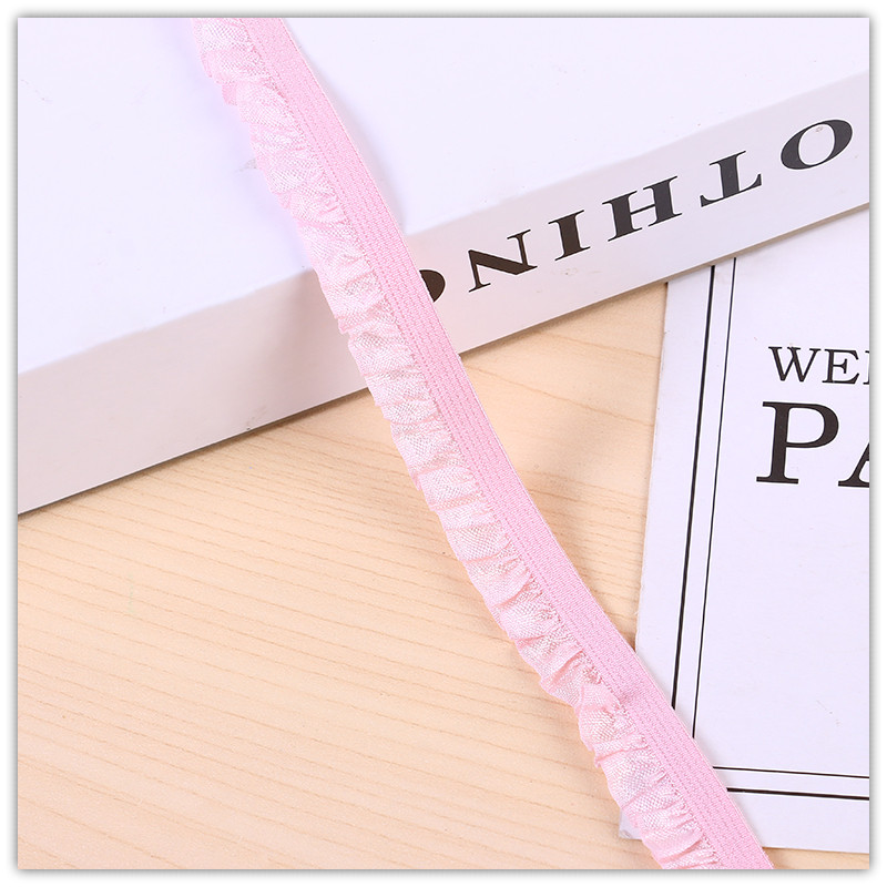 Elastic Band Neckline Cuff Underwear Skirt Pleated Lace Elastic Band Bra Bra Strap Accessories