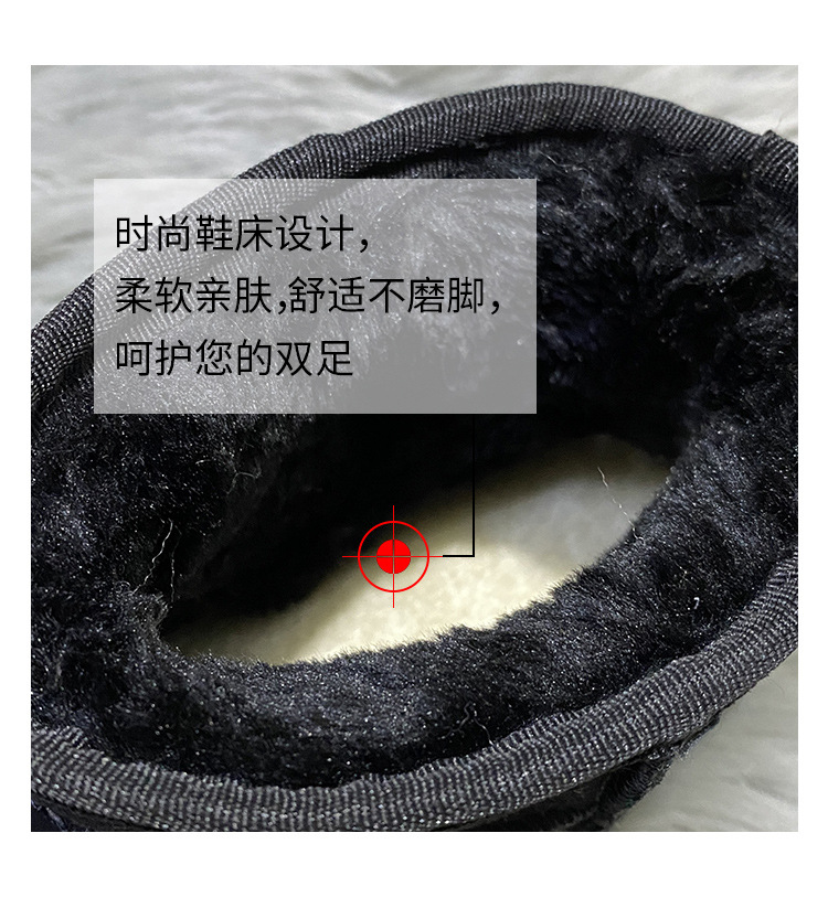 Solid Color Snow Boots for Women 2021 Winter New Retro round Head plus Velvet Cotton Boots Students Flat Casual Short Tube Cotton Shoes