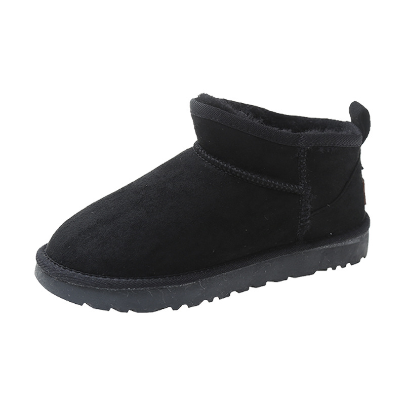 2021winter New Fashion Casual Snow Boots Solid Color Soft-Soled Thickened Women&#039;s Shoes Warm Matte Cotton-Padded Shoes for Women