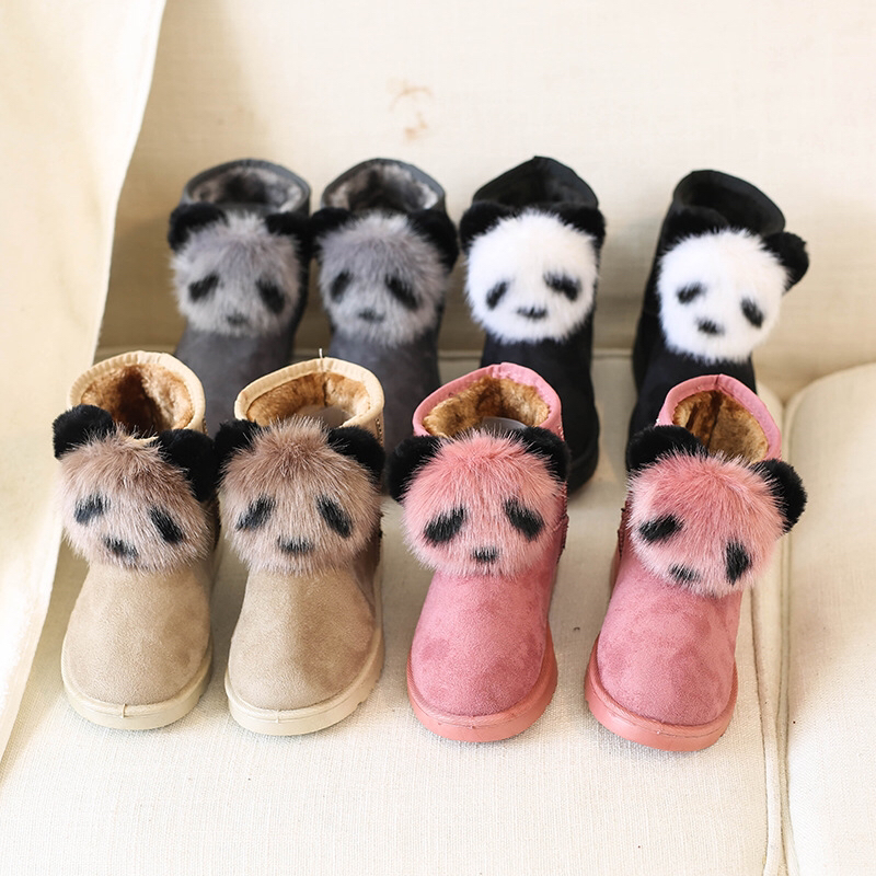 Snow Boots Women's Boots Fleece-Lined New Women's Boots Winter Korean Style All-Matching Cotton Shoes Fur Ball Panda Short Boots Snow Boots Women's Boots Fleece-Lined New Women's Boots Winter Korean Style All-Matching Cotton Shoes Fur Ball Panda Short Boots