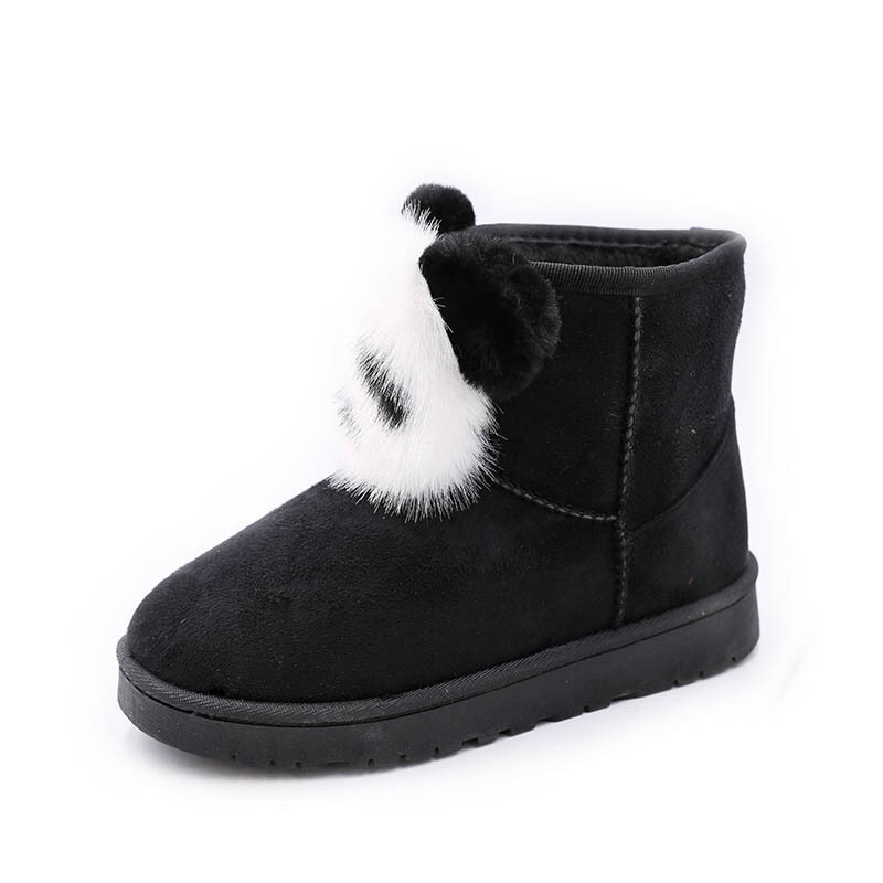 Snow Boots Women's Boots Fleece-Lined New Women's Boots Winter Korean Style All-Matching Cotton Shoes Fur Ball Panda Short Boots Snow Boots Women's Boots Fleece-Lined New Women's Boots Winter Korean Style All-Matching Cotton Shoes Fur Ball Panda Short Boots