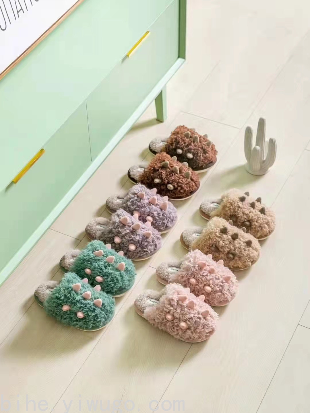 2021waterproof Home Slippers Cotton Shoes Indoor Mop Men's Shoes Women's Shoes Snow Boots