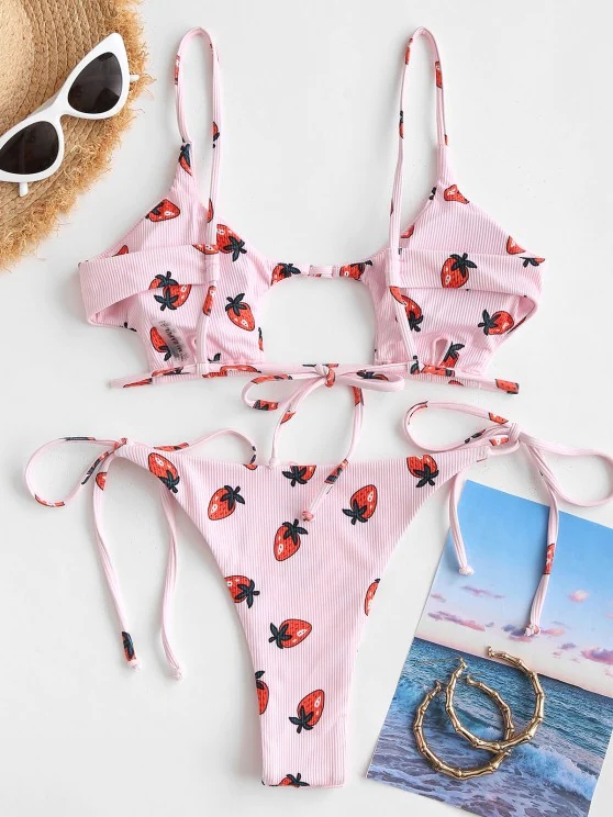 Swimsuit Foreign Trade Swimwear Bikini European and American Swimsuit Split Swimsuit Sexy Bikini Bikini