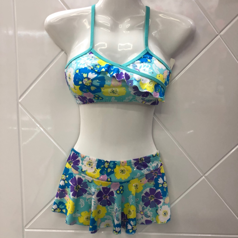 Children's Swimsuit Foreign Trade Bikini Printing Two-Piece with Sequined Two-Piece Set Children's Swimwear Factory Direct Sales Children's Swimsuit Foreign Trade Bikini Printing Two-Piece with Sequined Two-Piece Set Children's Swimwear Factory Direct Sales