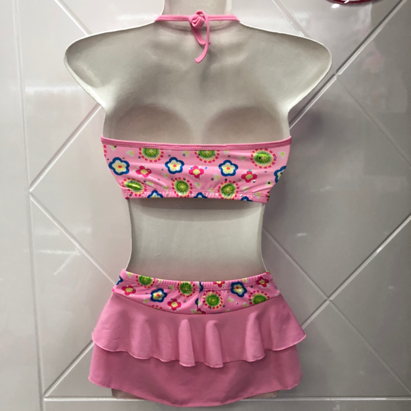 Children &#039;S Swimsuit Foreign Trade Bikini Printing Split Two-Piece Suit Children &#039;S Swimwear Factory Direct Sales