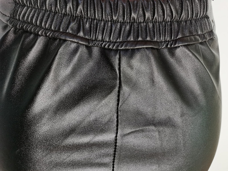 New Autumn and Winter Casual Pants F8257 Spot European and American Amazon Fashion Multiple Pocket Casual Pants Casual Leather Pants