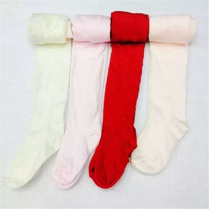 15 spring children's girls' cotton Tights Pantyhose pantyhose conjoined baby