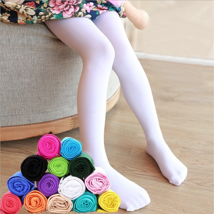 Spring and Summer Swan Velvet 80D Thin Children&#039;s Dance Socks Children&#039;s Day Performance Ballet Girls&#039; Pantyhose
