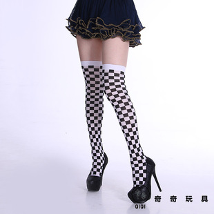 Cross the border for festive party costumes and props striped socks Halloween, Christmas rainbow COS pantyhose silk stockings Cross the border for festive party costumes and props striped socks Halloween, Christmas rainbow COS pantyhose silk stockings