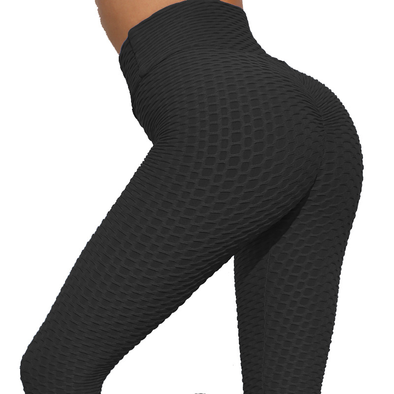 2021 New Yoga Bubble Pants Women's High Waist Hip Lift Peach Hip Tight Jacquard Sports Trousers Fitness Yoga Pants 2021 New Yoga Bubble Pants Women's High Waist Hip Lift Peach Hip Tight Jacquard Sports Trousers Fitness Yoga Pants