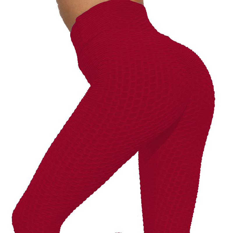 2021 New Yoga Bubble Pants Women's High Waist Hip Lift Peach Hip Tight Jacquard Sports Trousers Fitness Yoga Pants 2021 New Yoga Bubble Pants Women's High Waist Hip Lift Peach Hip Tight Jacquard Sports Trousers Fitness Yoga Pants