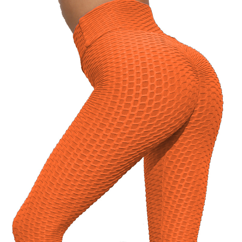 2021 New Yoga Bubble Pants Women's High Waist Hip Lift Peach Hip Tight Jacquard Sports Trousers Fitness Yoga Pants 2021 New Yoga Bubble Pants Women's High Waist Hip Lift Peach Hip Tight Jacquard Sports Trousers Fitness Yoga Pants