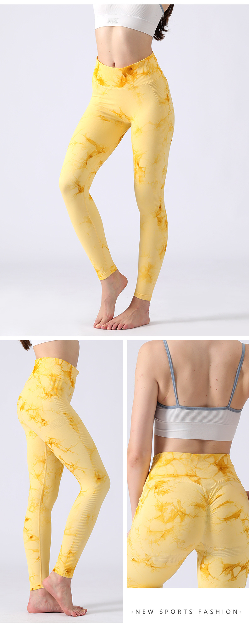 New Yoga Pants Women's Tie-Dye Quick-Drying High Waist Hip Lift Sports Tight Trousers Outdoor Running Peach Hip Fitness Pants New Yoga Pants Women's Tie-Dye Quick-Drying High Waist Hip Lift Sports Tight Trousers Outdoor Running Peach Hip Fitness Pants