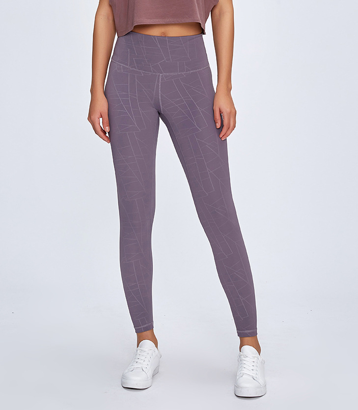 2020 Spring New Model Nude Yoga Pants Women's High Waist Hip Running Tight Elastic Feet Sports Fitness Trousers 2020 Spring New Model Nude Yoga Pants Women's High Waist Hip Running Tight Elastic Feet Sports Fitness Trousers