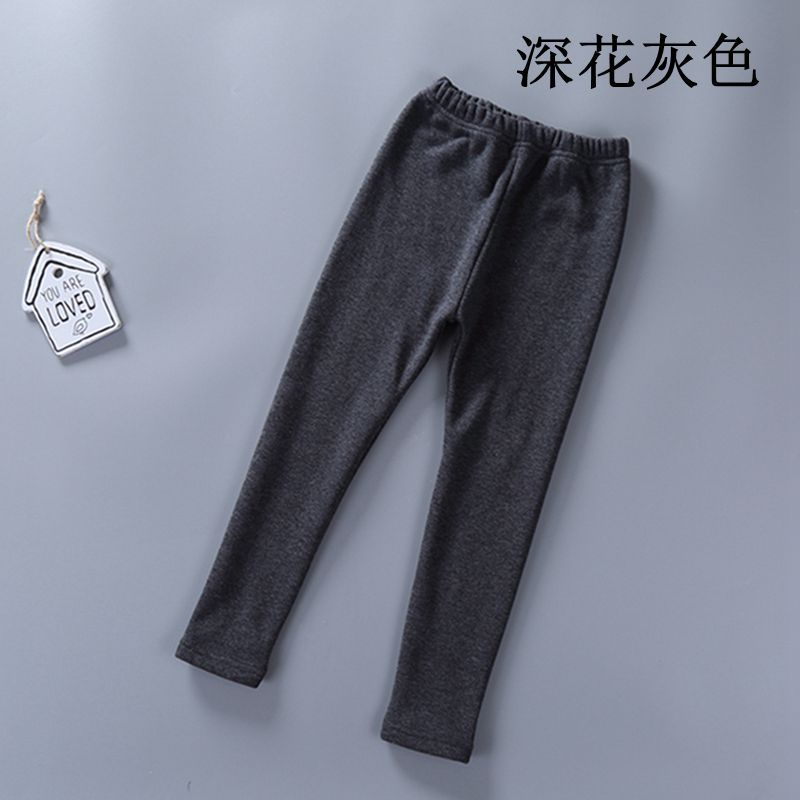 2021 Children's Leggings Fleece-Lined Thickened Girls' Pants Korean Style Outer Wear Tight Stretch Trousers Single-Layer Fleece-Lined 2021 Children's Leggings Fleece-Lined Thickened Girls' Pants Korean Style Outer Wear Tight Stretch Trousers Single-Layer Fleece-Lined