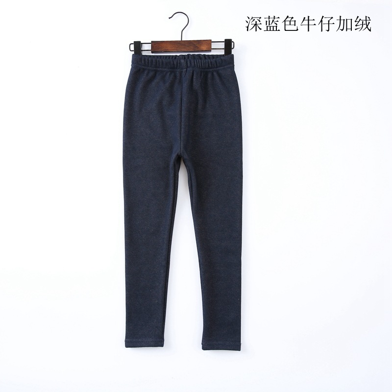 Autumn and Winter Children's Leggings Fleece-Lined Thick Warm Pants Korean Girls Solid Color Crawler Outer Wear Tight Stretch Trousers Autumn and Winter Children's Leggings Fleece-Lined Thick Warm Pants Korean Girls Solid Color Crawler Outer Wear Tight Stretch Trousers