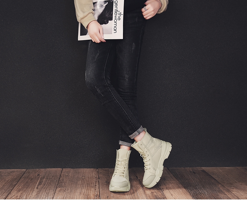 Autumn/winter ins high-top super dad shoes sneakers Martin boots Autumn/winter ins high-top super dad shoes sneakers Martin boots