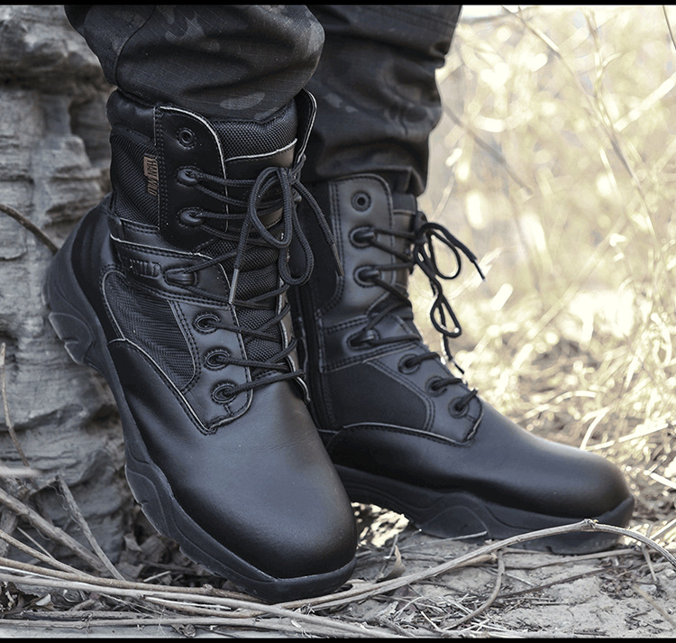 Consul Outdoor Men's Spring and Autumn High School Top Combat Boots Military Fans Waterproof and Hard-Wearing Combat Boots Desert Hiking Shoes Consul Outdoor Men's Spring and Autumn High School Top Combat Boots Military Fans Waterproof and Hard-Wearing Combat Boots Desert Hiking Shoes
