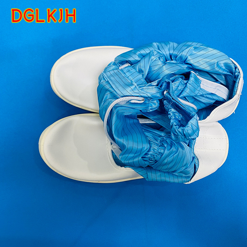 Dust Resistant Shoe Dustproof Anti-Static High-Top Boots Workshop Protective Anti-Slip Safety Pu Purification PVC Bottom High-Top Shoes Dust Resistant Shoe Dustproof Anti-Static High-Top Boots Workshop Protective Anti-Slip Safety Pu Purification PVC Bottom High-Top Shoes