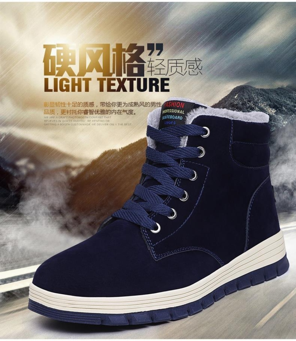 Cotton-Padded Shoes Men's Winter Warm Fleece-Lined Waterproof Dr. Martens Boots High-Top Shoes Men's Korean-Style Large Size Trendy Shoes Northeast Snow Boots Men's Cotton-Padded Shoes Men's Winter Warm Fleece-Lined Waterproof Dr. Martens Boots High-Top Shoes Men's Korean-Style Large Size Trendy Shoes Northeast Snow Boots Men's