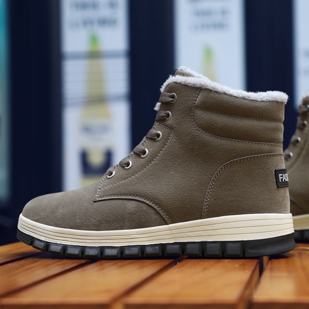 Cotton-Padded Shoes Men's Winter Warm Fleece-Lined Waterproof Dr. Martens Boots High-Top Shoes Men's Korean-Style Large Size Trendy Shoes Northeast Snow Boots Men's Cotton-Padded Shoes Men's Winter Warm Fleece-Lined Waterproof Dr. Martens Boots High-Top Shoes Men's Korean-Style Large Size Trendy Shoes Northeast Snow Boots Men's