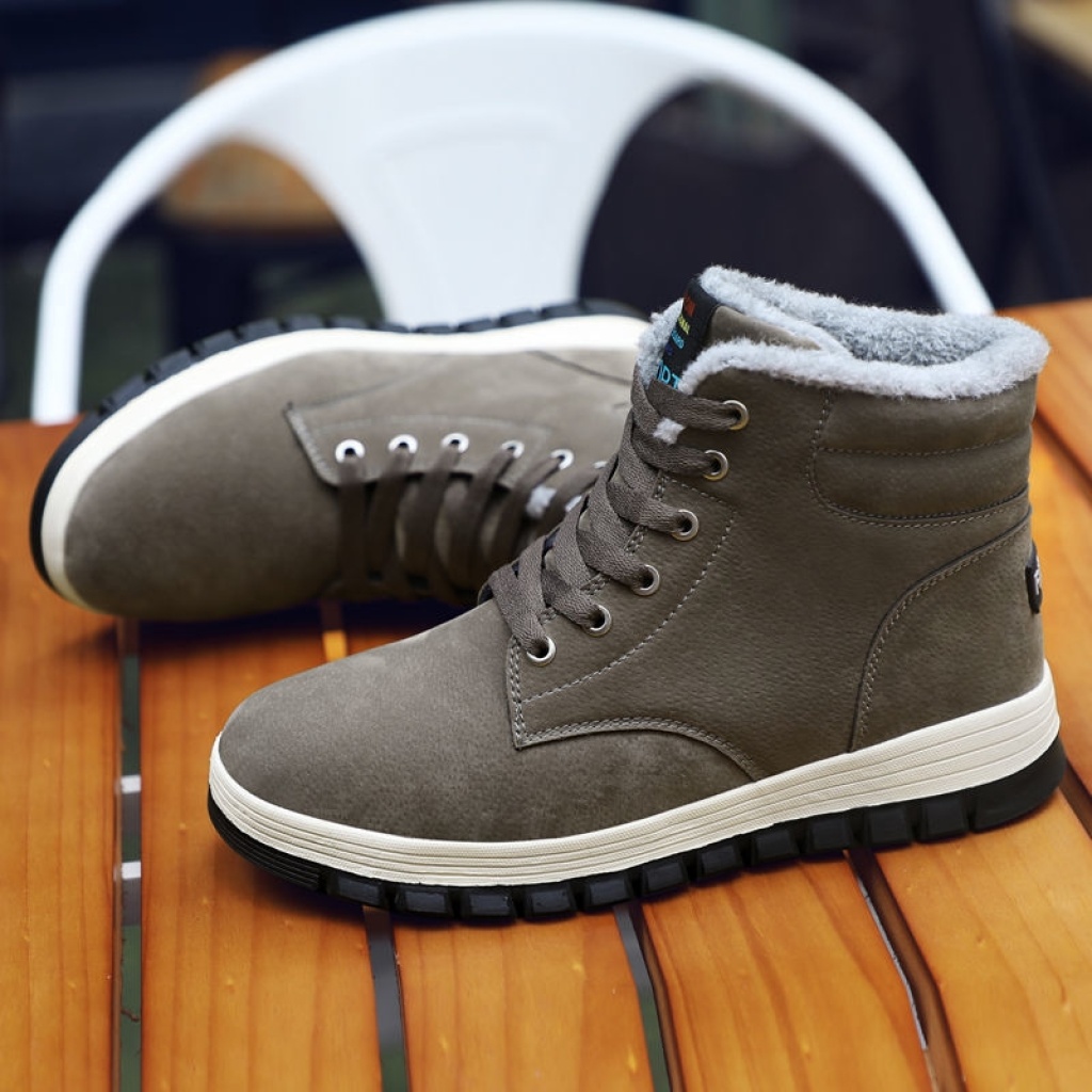 Cotton-Padded Shoes Men's Winter Warm Fleece-Lined Waterproof Dr. Martens Boots High-Top Shoes Men's Korean-Style Large Size Trendy Shoes Northeast Snow Boots Men's Cotton-Padded Shoes Men's Winter Warm Fleece-Lined Waterproof Dr. Martens Boots High-Top Shoes Men's Korean-Style Large Size Trendy Shoes Northeast Snow Boots Men's