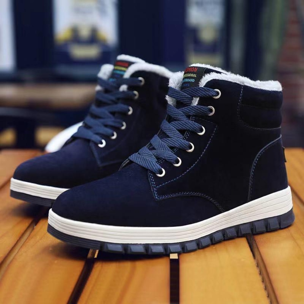Cotton-Padded Shoes Men's Winter Warm Fleece-Lined Waterproof Dr. Martens Boots High-Top Shoes Men's Korean-Style Large Size Trendy Shoes Northeast Snow Boots Men's Cotton-Padded Shoes Men's Winter Warm Fleece-Lined Waterproof Dr. Martens Boots High-Top Shoes Men's Korean-Style Large Size Trendy Shoes Northeast Snow Boots Men's