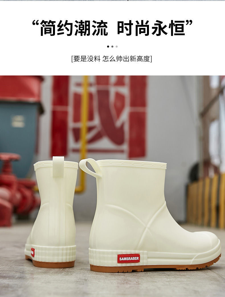 Foreign Trade Rain Boots Men's and Women's High Platform Fashion Non-Slip Rain Boots Outdoor Wear-Resistant Waterproof Rain Boots Non-Slip Kitchen Rubber Shoes Foreign Trade Rain Boots Men's and Women's High Platform Fashion Non-Slip Rain Boots Outdoor Wear-Resistant Waterproof Rain Boots Non-Slip Kitchen Rubber Shoes