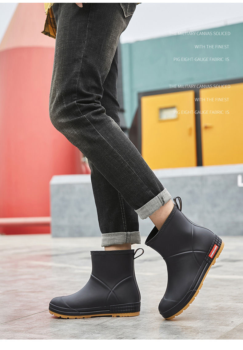 Foreign Trade Rain Boots Men's and Women's High Platform Fashion Non-Slip Rain Boots Outdoor Wear-Resistant Waterproof Rain Boots Non-Slip Kitchen Rubber Shoes Foreign Trade Rain Boots Men's and Women's High Platform Fashion Non-Slip Rain Boots Outdoor Wear-Resistant Waterproof Rain Boots Non-Slip Kitchen Rubber Shoes