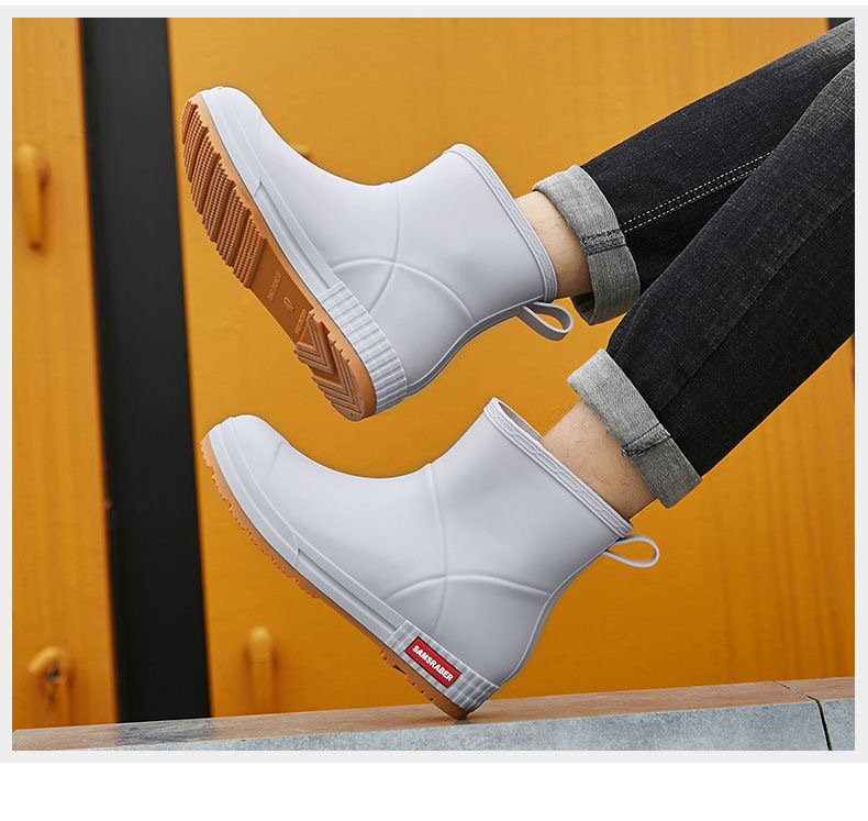 Foreign Trade Rain Boots Men's and Women's High Platform Fashion Non-Slip Rain Boots Outdoor Wear-Resistant Waterproof Rain Boots Non-Slip Kitchen Rubber Shoes Foreign Trade Rain Boots Men's and Women's High Platform Fashion Non-Slip Rain Boots Outdoor Wear-Resistant Waterproof Rain Boots Non-Slip Kitchen Rubber Shoes