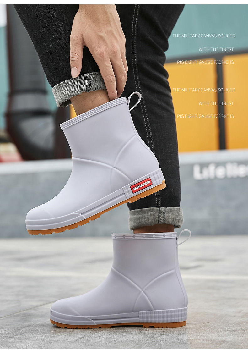 Foreign Trade Rain Boots Men's and Women's High Platform Fashion Non-Slip Rain Boots Outdoor Wear-Resistant Waterproof Rain Boots Non-Slip Kitchen Rubber Shoes Foreign Trade Rain Boots Men's and Women's High Platform Fashion Non-Slip Rain Boots Outdoor Wear-Resistant Waterproof Rain Boots Non-Slip Kitchen Rubber Shoes