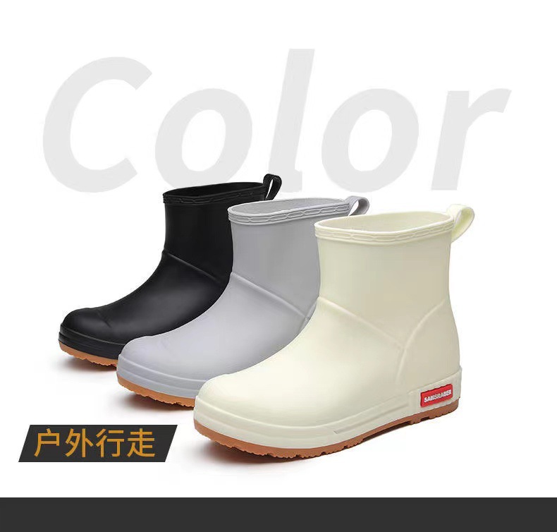 Foreign Trade Rain Boots Men's and Women's High Platform Fashion Non-Slip Rain Boots Outdoor Wear-Resistant Waterproof Rain Boots Non-Slip Kitchen Rubber Shoes Foreign Trade Rain Boots Men's and Women's High Platform Fashion Non-Slip Rain Boots Outdoor Wear-Resistant Waterproof Rain Boots Non-Slip Kitchen Rubber Shoes