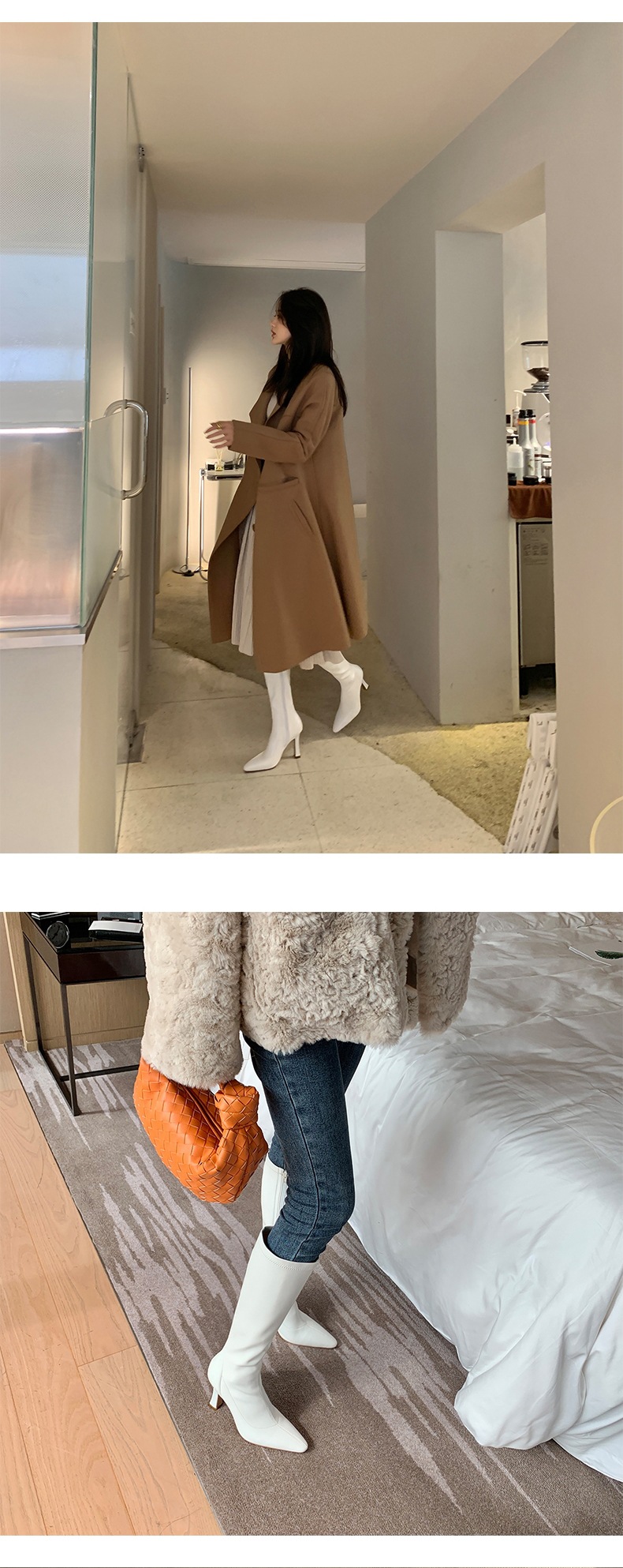INS Commuting Figure Flattering Springy Thigh Boot below the Knee European and American Super High Heel Pointed Single-Layer Boots Side Zipper Martin Boots INS Commuting Figure Flattering Springy Thigh Boot below the Knee European and American Super High Heel Pointed Single-Layer Boots Side Zipper Martin Boots