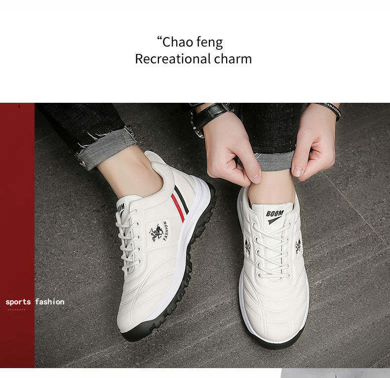 2021 New Autumn Leather Soft Bottom Non-Slip Korean Style Fashionable Casual Sneakers Cotton-Padded Shoes with Velvet Leather Shoes Men's Shoes 2021 New Autumn Leather Soft Bottom Non-Slip Korean Style Fashionable Casual Sneakers Cotton-Padded Shoes with Velvet Leather Shoes Men's Shoes
