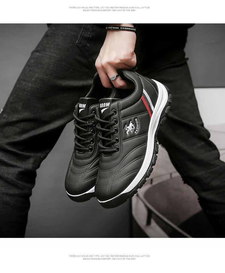 2021 New Autumn Leather Soft Bottom Non-Slip Korean Style Fashionable Casual Sneakers Cotton-Padded Shoes with Velvet Leather Shoes Men's Shoes 2021 New Autumn Leather Soft Bottom Non-Slip Korean Style Fashionable Casual Sneakers Cotton-Padded Shoes with Velvet Leather Shoes Men's Shoes