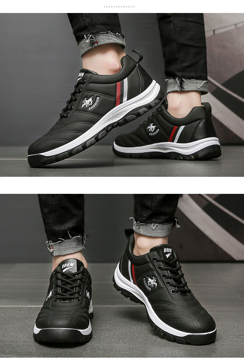2021 New Autumn Leather Soft Bottom Non-Slip Korean Style Fashionable Casual Sneakers Cotton-Padded Shoes with Velvet Leather Shoes Men's Shoes 2021 New Autumn Leather Soft Bottom Non-Slip Korean Style Fashionable Casual Sneakers Cotton-Padded Shoes with Velvet Leather Shoes Men's Shoes
