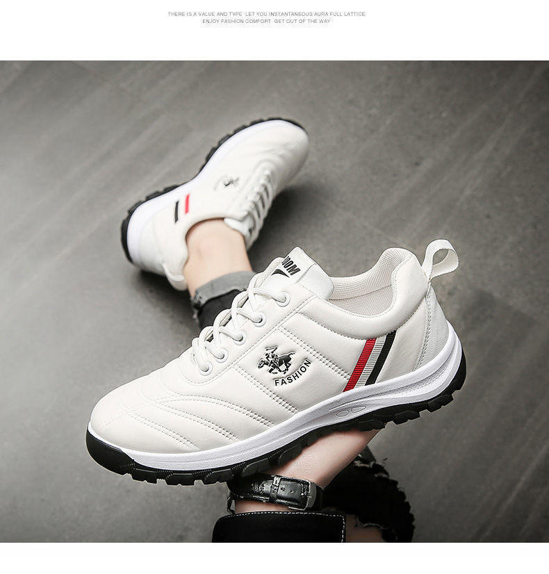 2021 New Autumn Leather Soft Bottom Non-Slip Korean Style Fashionable Casual Sneakers Cotton-Padded Shoes with Velvet Leather Shoes Men's Shoes 2021 New Autumn Leather Soft Bottom Non-Slip Korean Style Fashionable Casual Sneakers Cotton-Padded Shoes with Velvet Leather Shoes Men's Shoes
