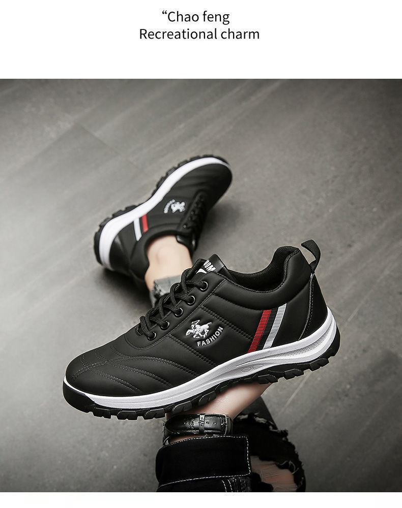 2021 New Autumn Leather Soft Bottom Non-Slip Korean Style Fashionable Casual Sneakers Cotton-Padded Shoes with Velvet Leather Shoes Men's Shoes 2021 New Autumn Leather Soft Bottom Non-Slip Korean Style Fashionable Casual Sneakers Cotton-Padded Shoes with Velvet Leather Shoes Men's Shoes