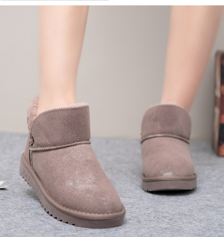 Women's Cotton-Padded Shoes Cross-Border Winter New Korean Style Daily Casual Platform UGG Fleece Lined Padded Warm Keeping Snow Boots for Women Women's Cotton-Padded Shoes Cross-Border Winter New Korean Style Daily Casual Platform UGG Fleece Lined Padded Warm Keeping Snow Boots for Women