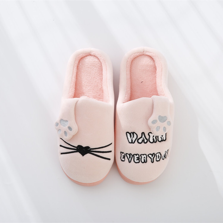 Winter Korean Men's and Women's Cat's Paw Cartoon Cute Non-Slip Indoor Home Cotton Shoes Outdoor Wear Insulated Cotton-Padded Shoes Foreign Trade Winter Korean Men's and Women's Cat's Paw Cartoon Cute Non-Slip Indoor Home Cotton Shoes Outdoor Wear Insulated Cotton-Padded Shoes Foreign Trade