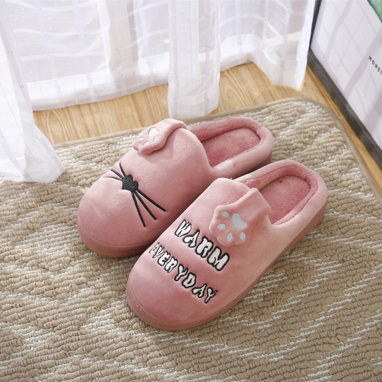 Winter Korean Men's and Women's Cat's Paw Cartoon Cute Non-Slip Indoor Home Cotton Shoes Outdoor Wear Insulated Cotton-Padded Shoes Foreign Trade Winter Korean Men's and Women's Cat's Paw Cartoon Cute Non-Slip Indoor Home Cotton Shoes Outdoor Wear Insulated Cotton-Padded Shoes Foreign Trade